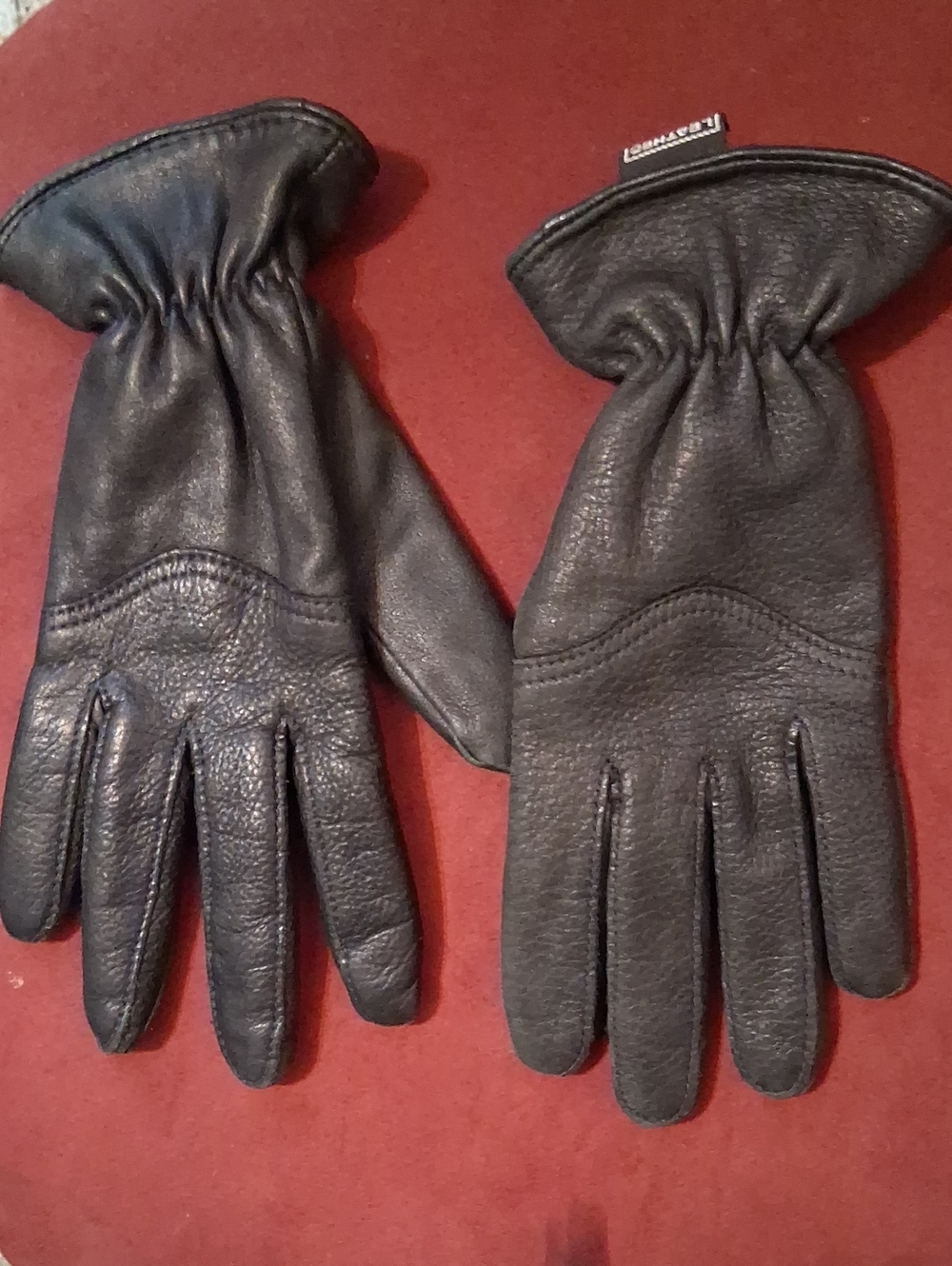 Leather Biker Gloves
